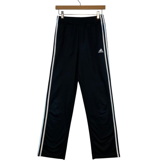 adidas Other - Adidas Kids Trio Track Pants Black White Stripes Sz LG 14 16 Gorpcore Blokecore